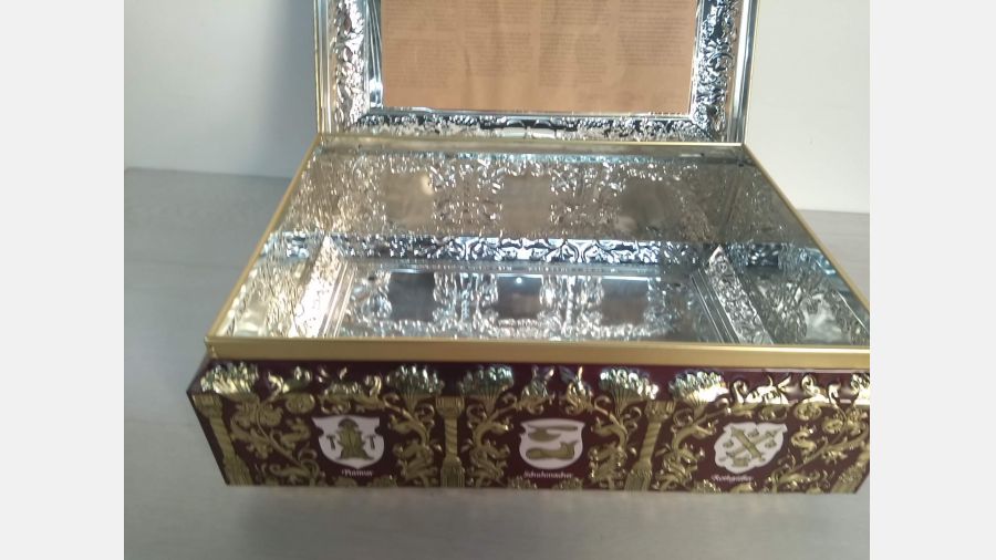 Caixa Vintage alemá para decoraçao Natal