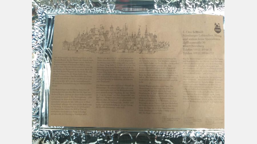 Caixa Vintage alemá para decoraçao Natal