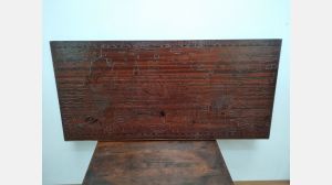 Painel quadro em madeira entalhada