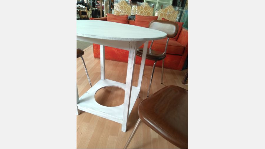 Mesa cozinha Redonda  + 3 cadeiras