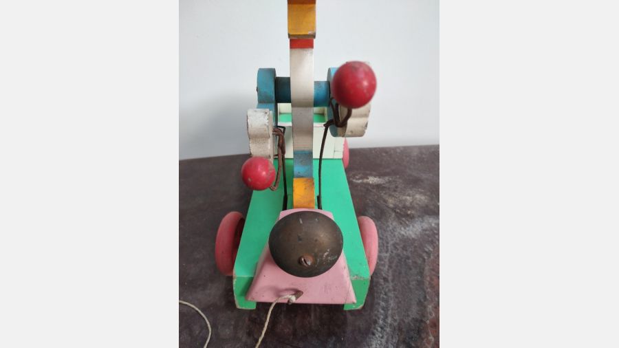 Boneco em madeira  beep beep Looney tunes