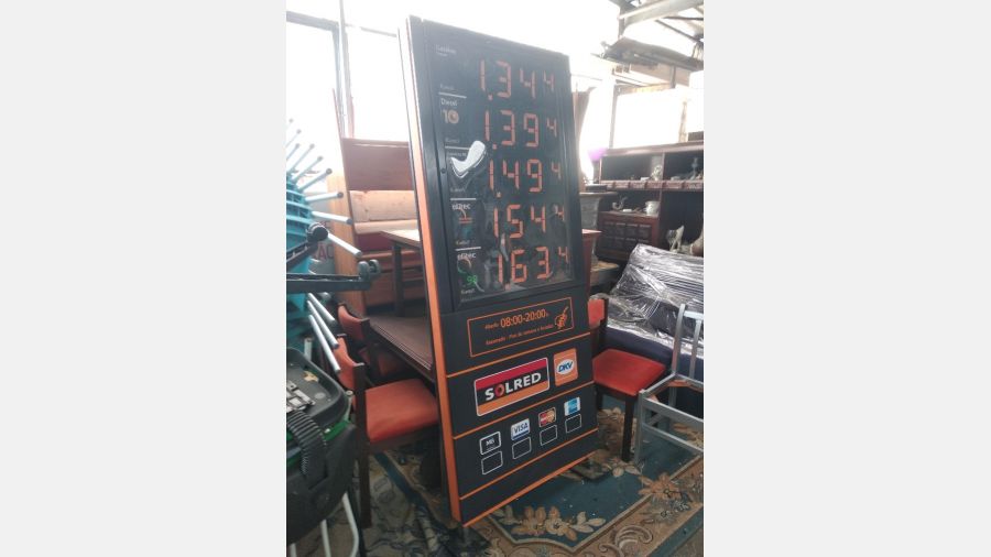 Display de preços Repsol Combustiveis