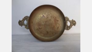 Prato decorativo em latão 