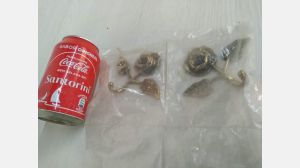 Antigos Cabides de Porta em Latão Novos