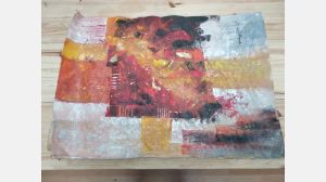 Tela pintada à mão origem França