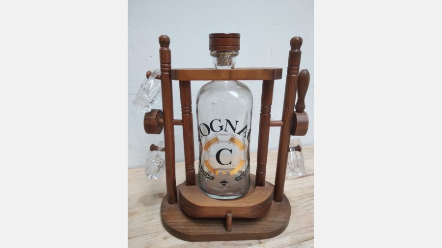 Garrafa de Cognac decoração
