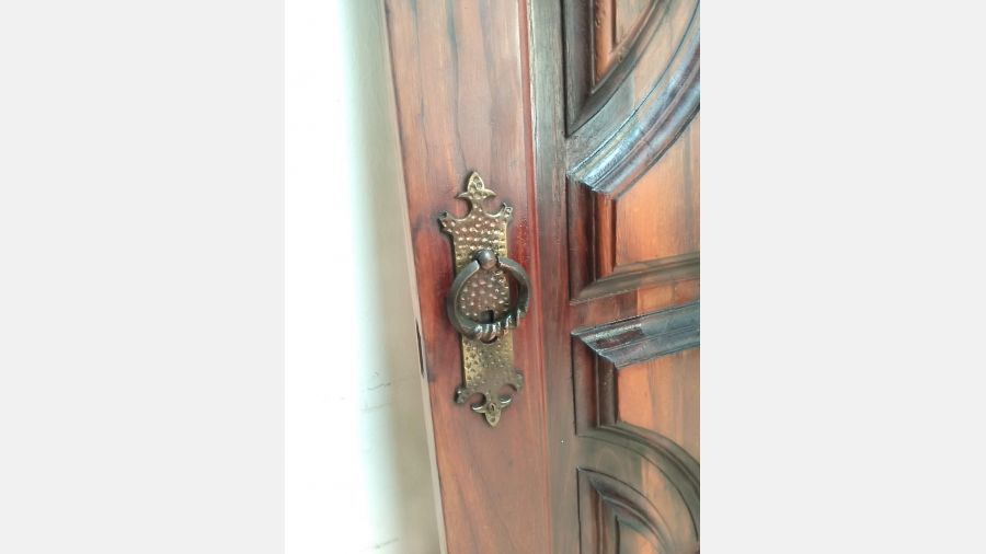 Porta Madeira Carvalho Esqª anos 70 Para decoração