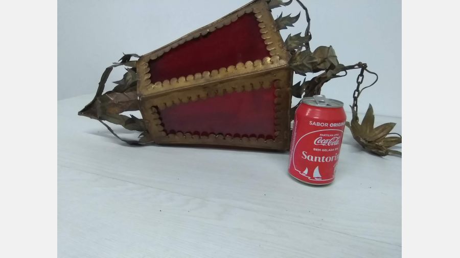 Candeeiro Vermelho Antigo