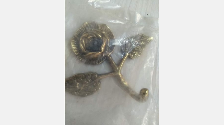 Antigos Cabides de Porta em Latão Novos