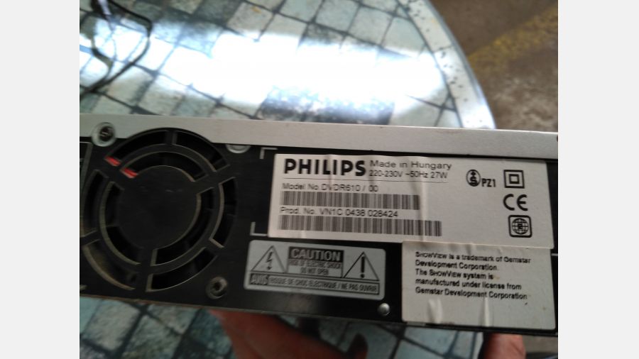 DvdR 610 DVD Gravador e Leitor Philips CD Player
