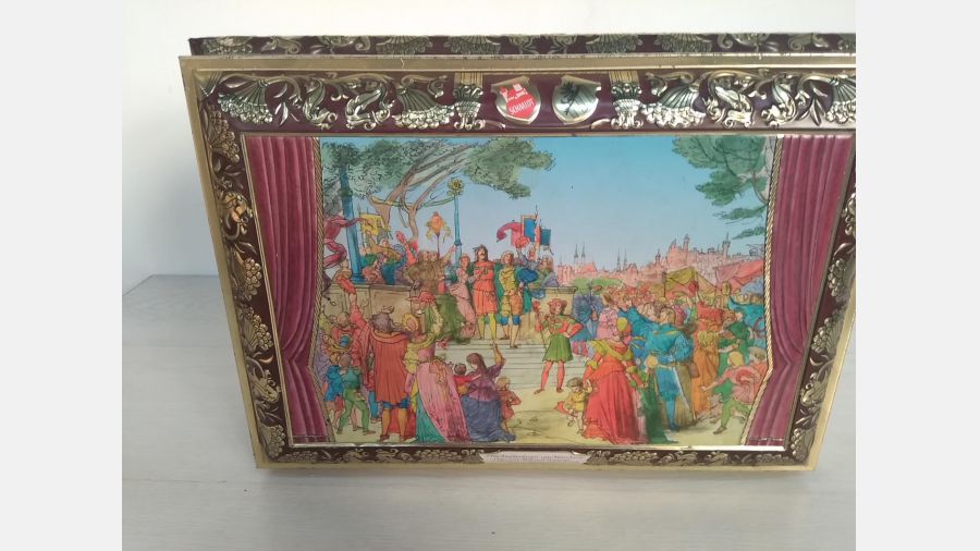 Caixa Vintage alemá para decoraçao Natal