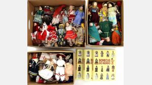 Grande coleção bonecas porcelana 79 BONECAS DO MUNDO