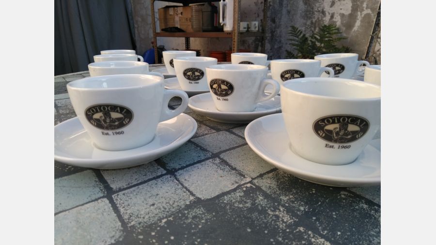 Conjunto Serviço 12 Chavenas Chá e Café