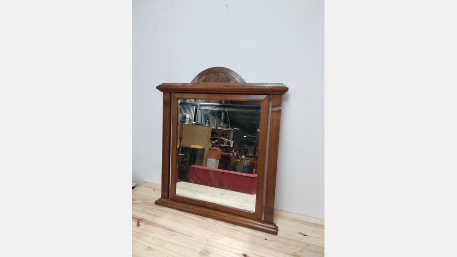 Espelho vintage em madeira anos 70