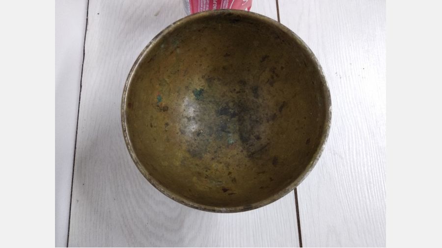 Taça de Hosteas de Igreja em latão