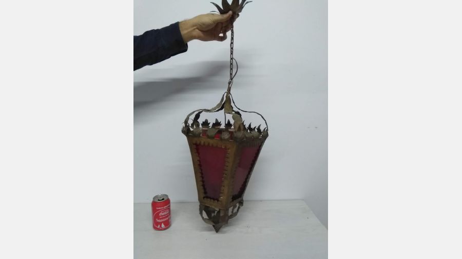 Candeeiro Vermelho Antigo