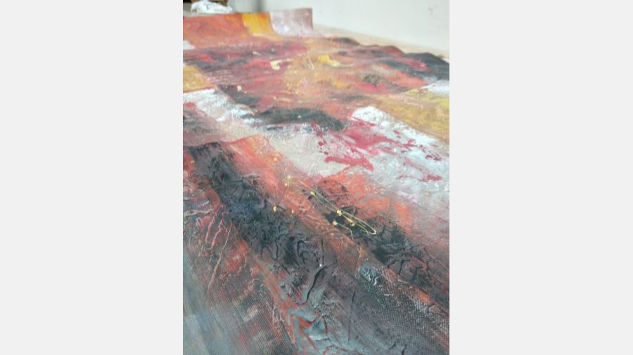 Tela pintada à mão origem França