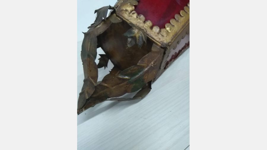 Candeeiro Vermelho Antigo