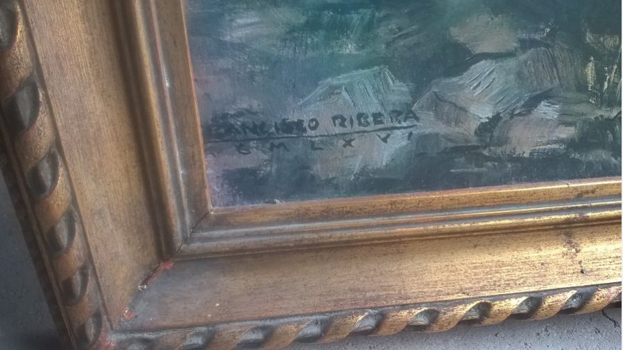 Moldura Quadro réplica Francisco Ribera  