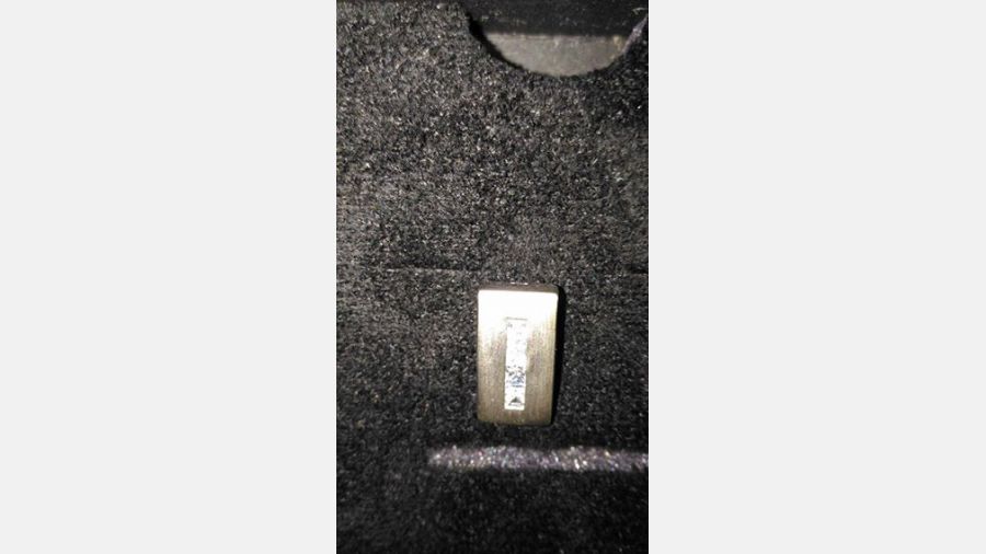 Pendente em prata com zircónias,Novo!