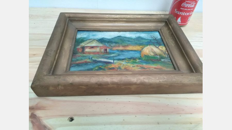 quadro pintada á Mão