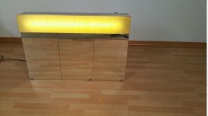 Farmácia vintage em inox wc casa de banho