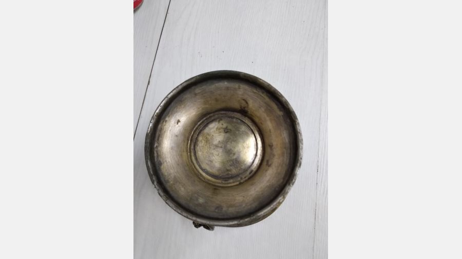 Taça de Hosteas de Igreja em latão