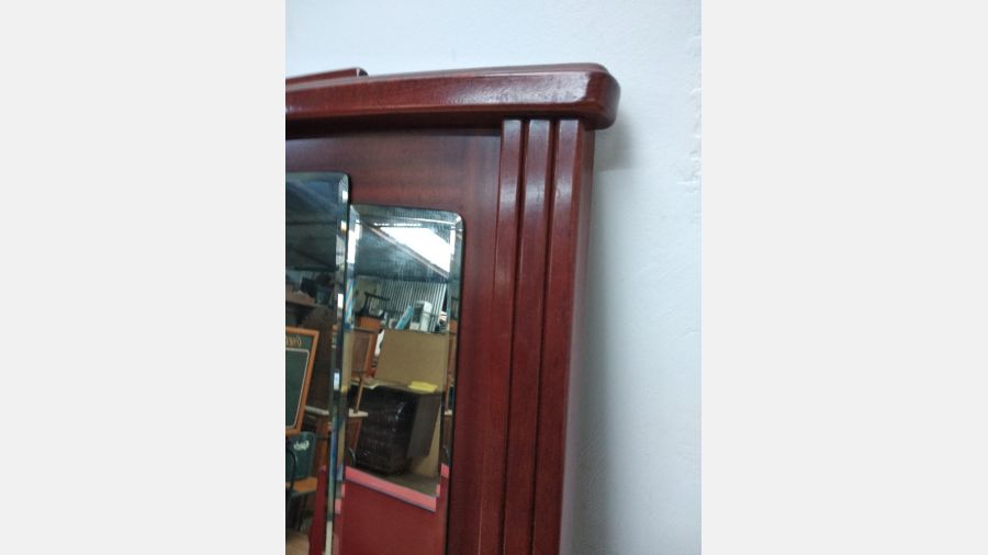 Espelho de parede em madeira nobre