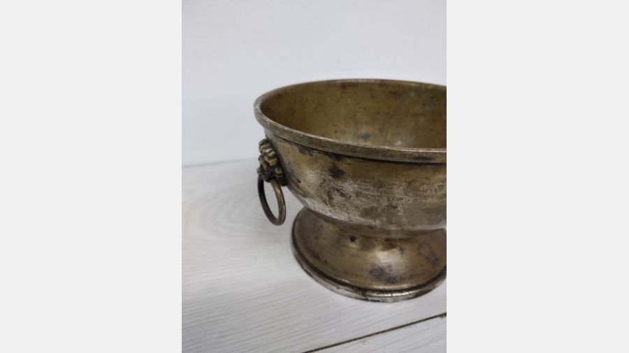 Taça de Hosteas de Igreja em latão