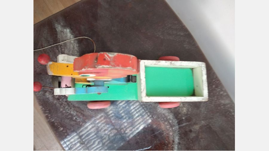 Boneco em madeira  beep beep Looney tunes