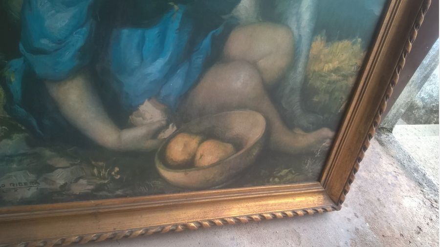 Moldura Quadro réplica Francisco Ribera  