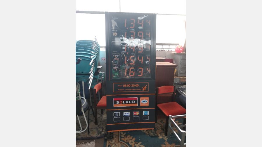 Display de preços Repsol Combustiveis