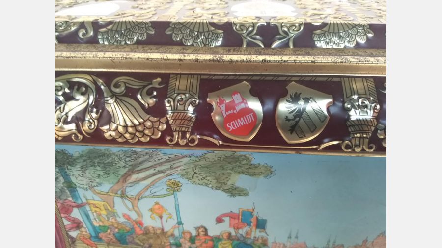 Caixa Vintage alemá para decoraçao Natal