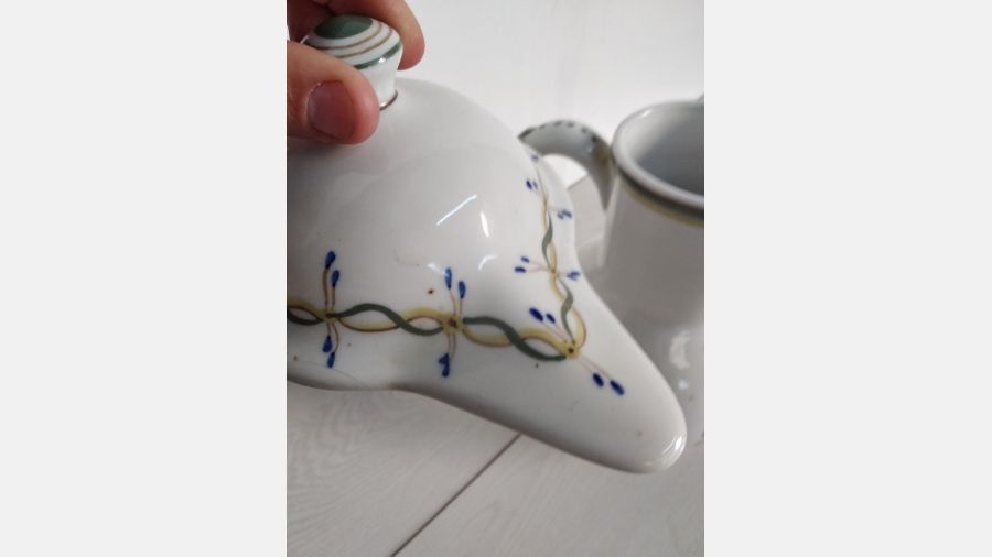 Jarra cerâmica / bule muito rara edição limitada