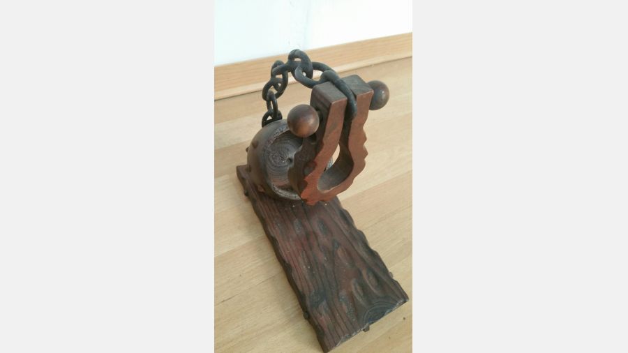 Mini Garrafeira em madeira e ferro