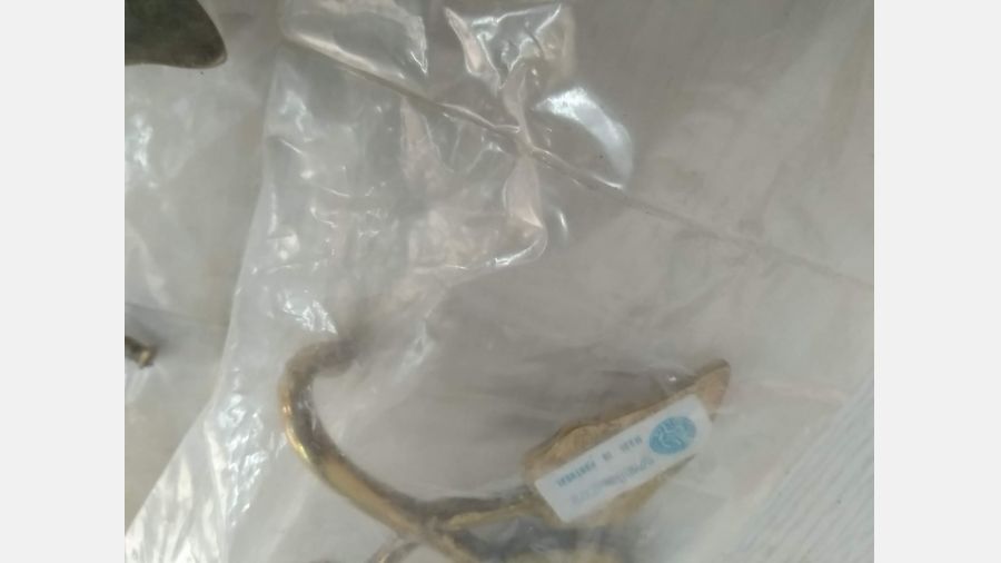 Antigos Cabides de Porta em Latão Novos