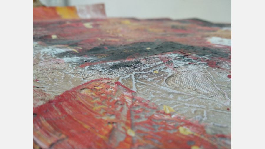 Tela pintada à mão origem França